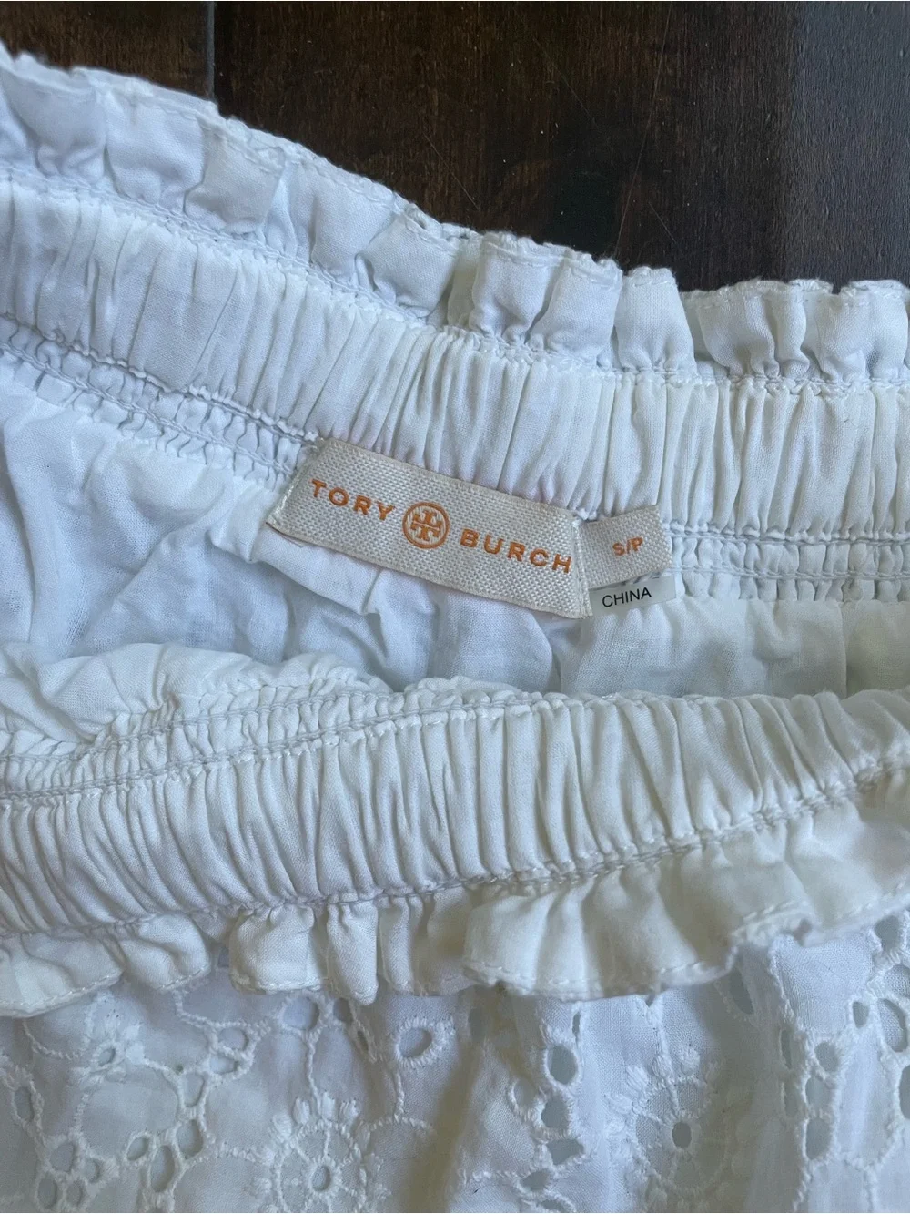 Tory Burch White Maxi Skirt